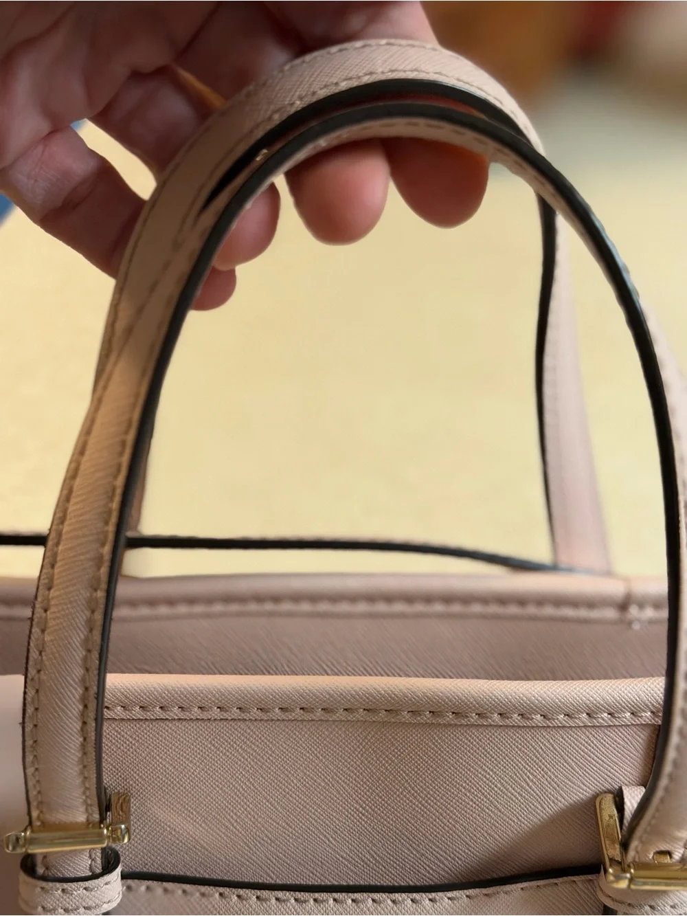 Michael Kors Pink Saffiano Crossbody Tote with Matching Wallet